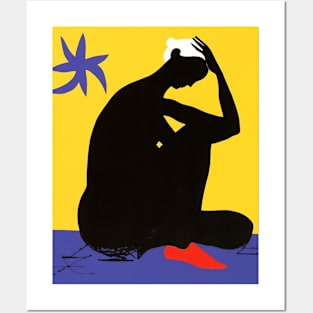 Woman Abstract Matisse Inspire Posters and Art